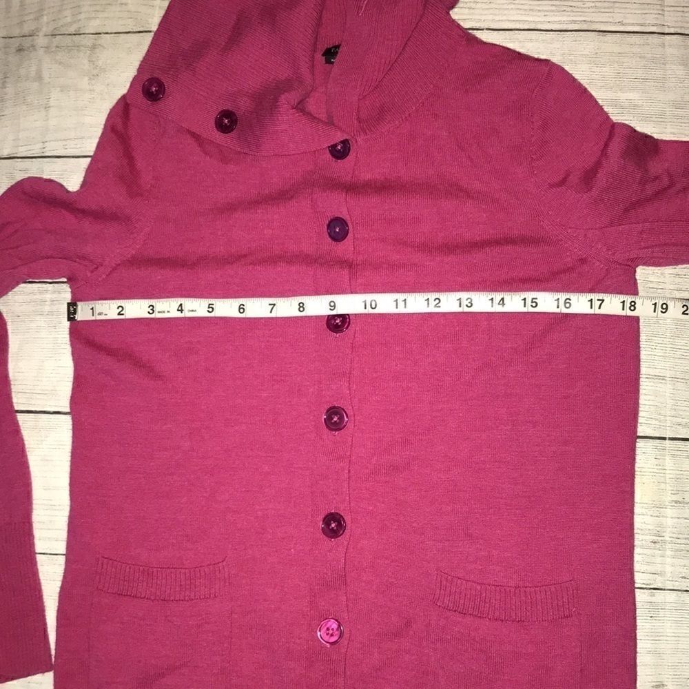 Talbots Merino Wool Button Front Cardigan Sweater - Picture 5 of 8